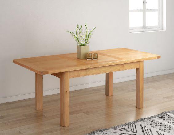 Oak extension shop dining table