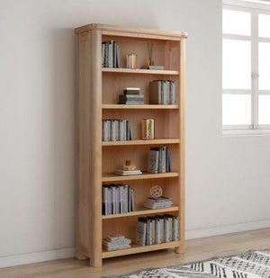 Stow Oak 90cm Bookcase