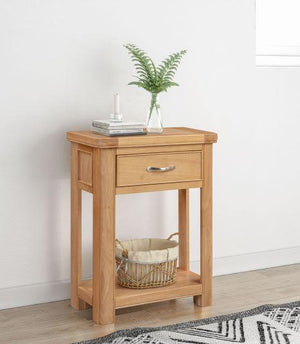 Stow Oak Small Console Table