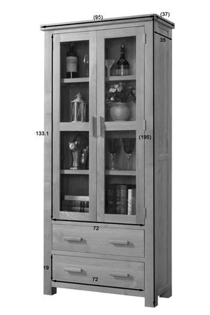 Milan Large Display Cabinet