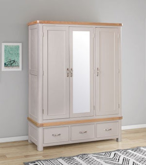 Stow Painted Triple Wardrobe